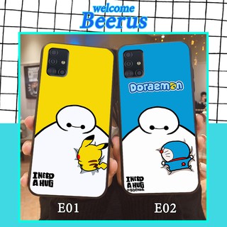 Ốp lưng Samsung A51 ❤️ FREESHIP ❤️ in hình Baymax Pikachu Doremon Shin Vô Diện Flame Luffy