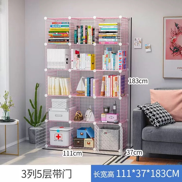 [BÁN THEO TẤM]Lưới sắt thép lắp ghép đa năng làm giá để sách, đồ giá dụng, chuồng Size 35x 35cm