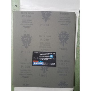 10 tờ Nhám Kovax P1000 sx Tại Nhật TOKYO JAPAN nhám A4 Nhật Bản kích thước 230x280mm SONQUANGPHU422