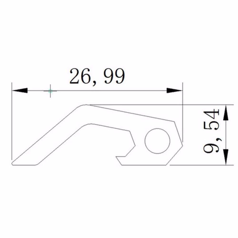 Dụng Cụ Mở Nắp Chai Mini EDC Bằng Thép Không Gỉ