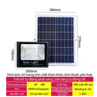 Đèn led pha năng lượng mặt trời 45W