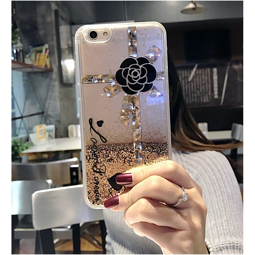 Ốp SAMSUNG Nhũ Chảy Hoa Trà J8/A6 Plus/A6+, A20/A30, A10, A50/A50s/A30s, J7 Pro, A750/A7 2018, A70