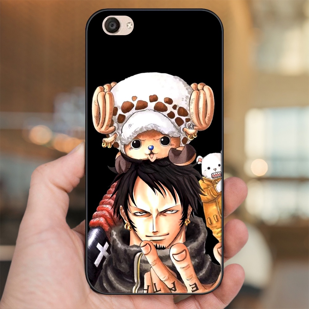 Ốp lưng Vivo V5, V5 Plus viền đen in hình Law One Piece