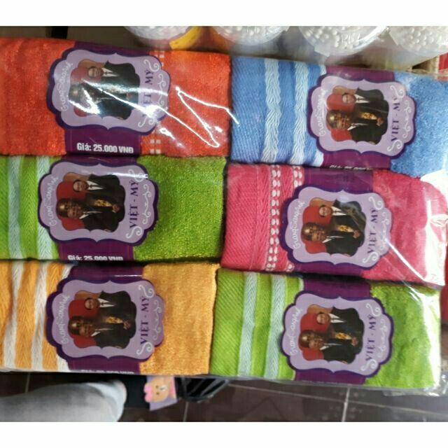 Khăn mặt Việt Mỹ - Khăn mặt mềm mại hàng Việt Nam