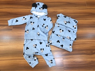 Bộ khoác nỉ HM mickey đáng yêu