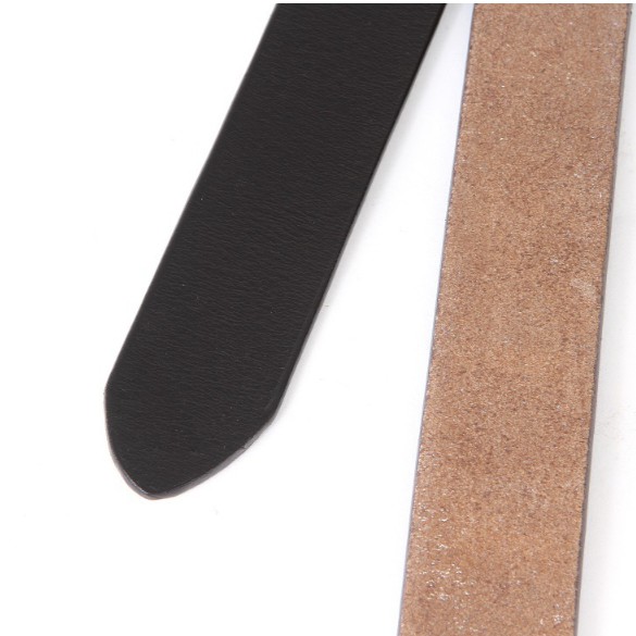 Dây lưng nữ, da thật, khóa vuông, bản nhỏ 2,3cm