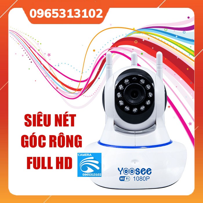 Camera Wifi Yoosee 3 Râu 1080P Siêu Nét