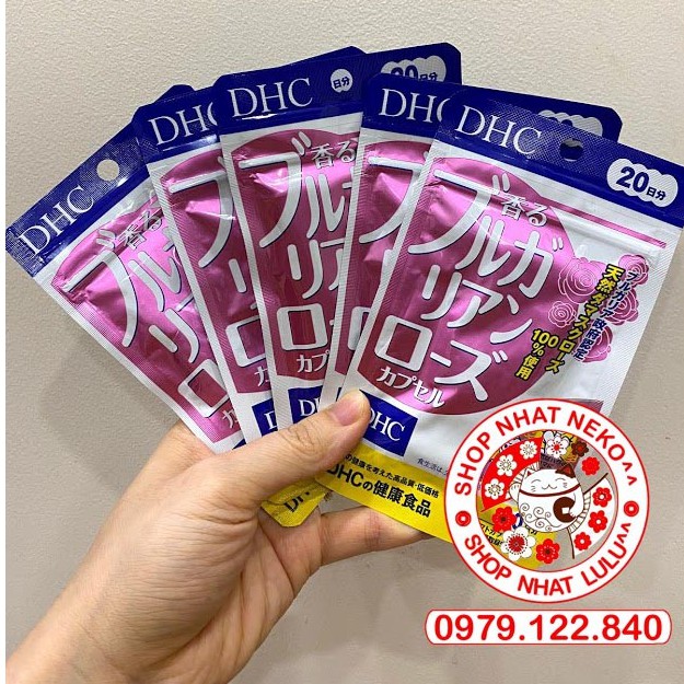 40 VIÊN UỐNG THƠM CƠ THỂ THƠM NGƯỜI THƠM HOA HỒNG 20 ngày Nhật bản