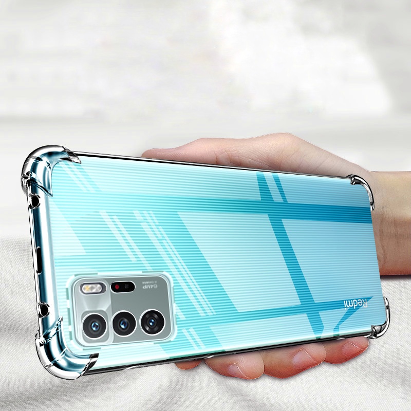 Ốp lưng Xiaomi Poco X3 GT / Note 10 Pro 5G trong suốt thế hệ mới ôm khít máy 4 góc lồi