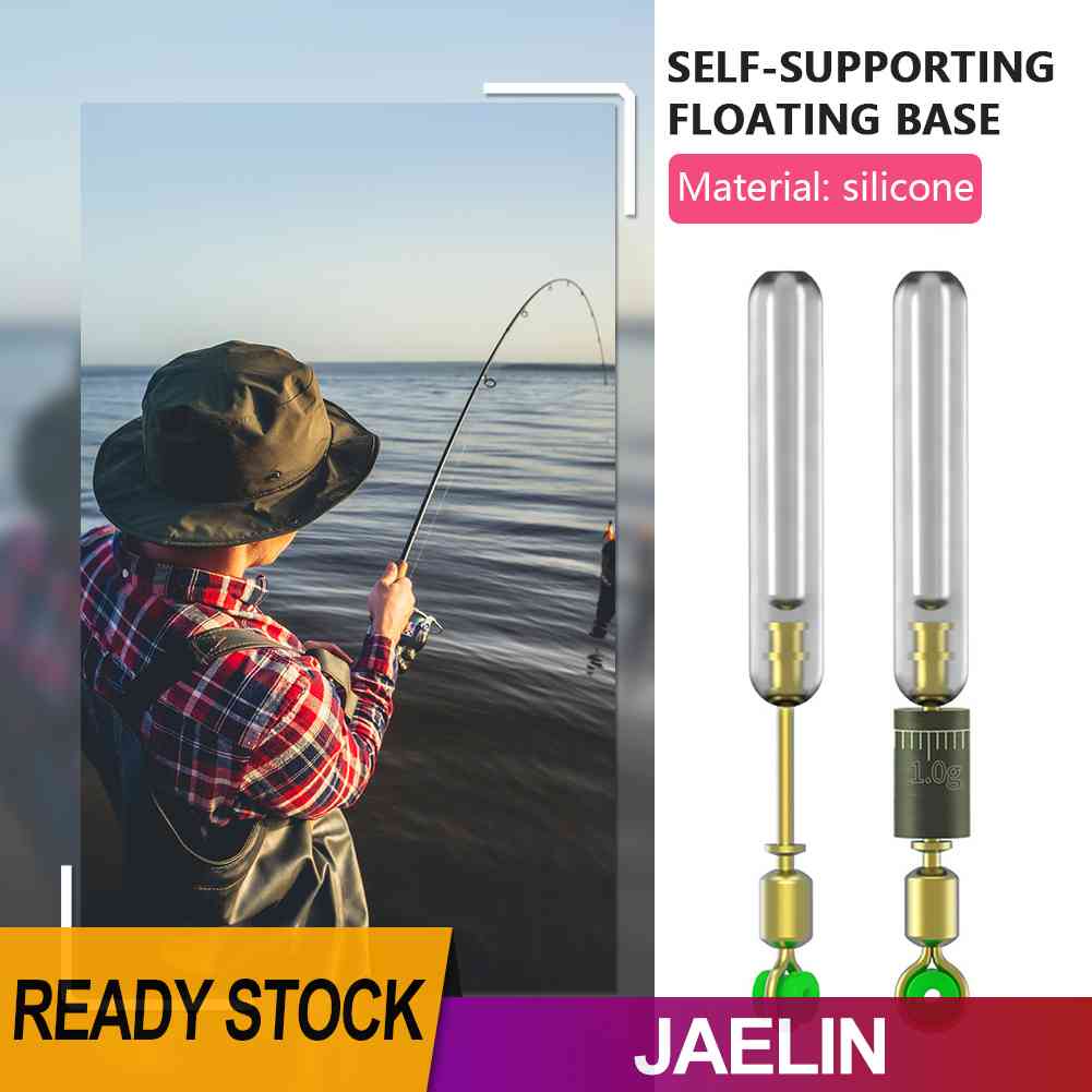 Bộ 6 Phao Nổi Câu Cá Bằng Silicone Đầu Đồng