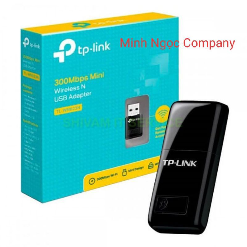 Bộ thu sóng Wifi USB TP-Link TL-WN823N tốc độ chuẩn N 300Mbps - Hàng Chính Hãng