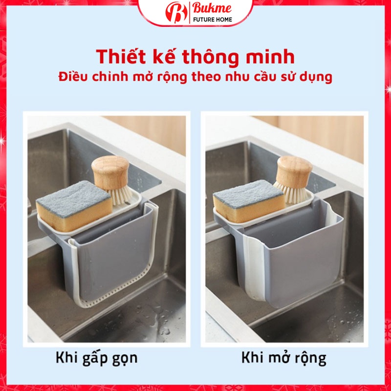 Thùng Rác Gấp Gọn Thông Minh Treo Cạnh Tủ 2 Size Tiện Lợi Full Box