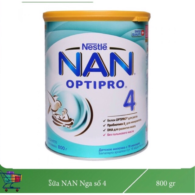 Sữa Nan Nga số 4 800g