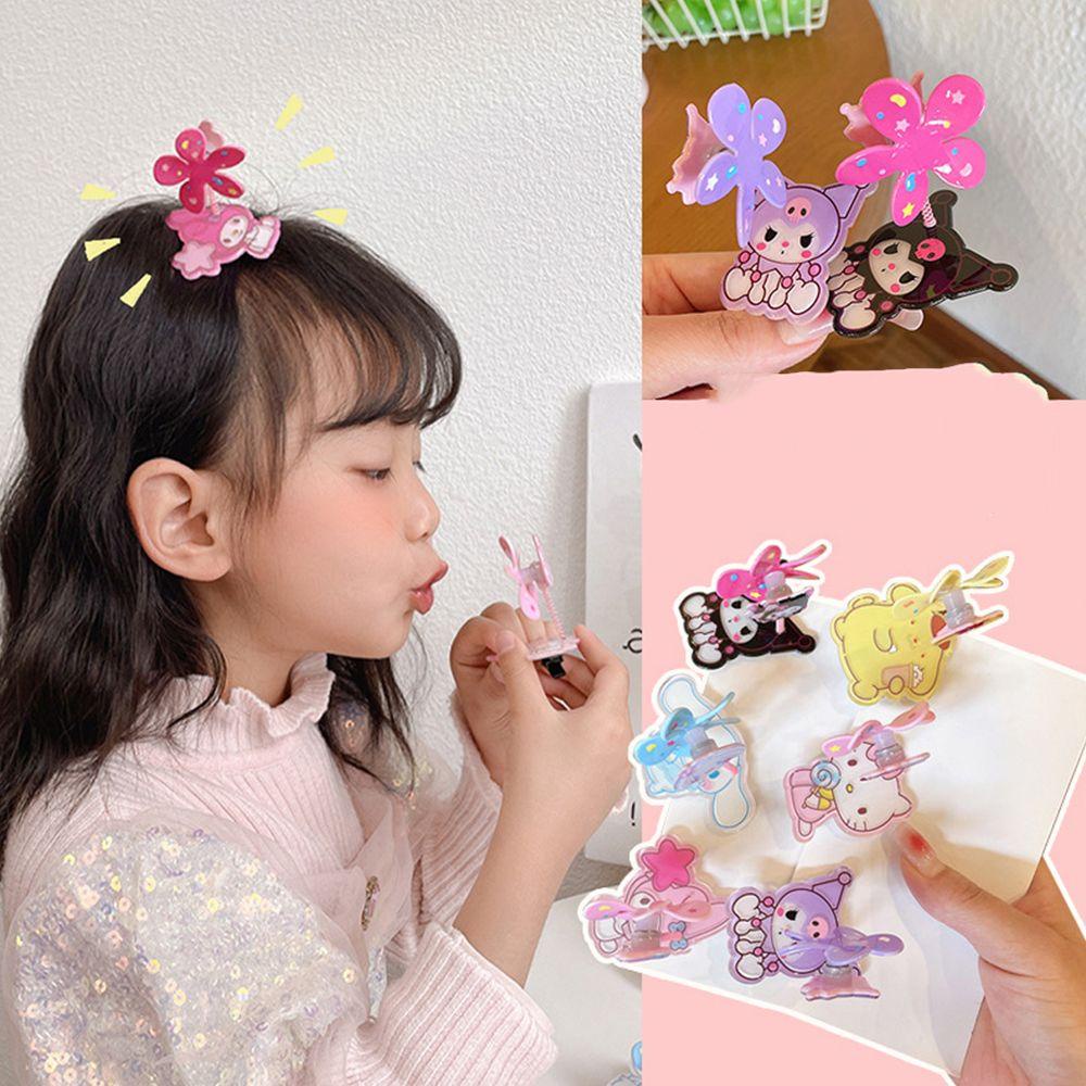 Kẹp Tóc Hoạt Hình Kuromi Melody Phong Cách Hàn Quốc Ngọt Ngào Sáng Tạo Cho Nữ