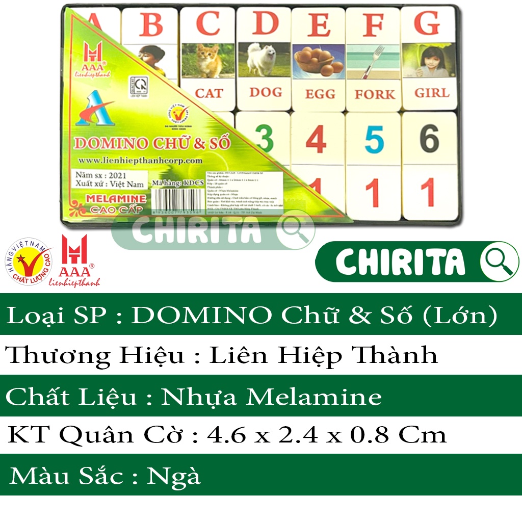 Cờ Domino Ngà Chính Hiệu Liên Hiệp Thành / FATACO Khách Chọn Mẫu - Cờ Domino Ngà , board game Đồ Chơi Cho Bé CHIRITA