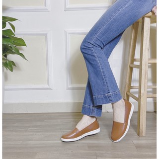 Giày Slip On Nữ Da Thật - 1081