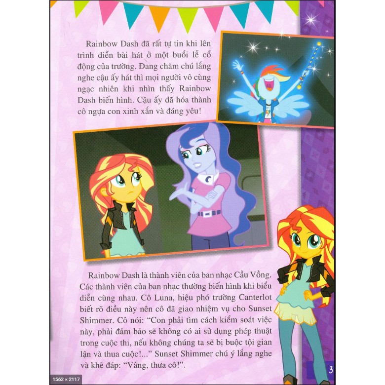 Sách - My Little Pony - Cuộc Thi Gay Cấn (Hình Dán)