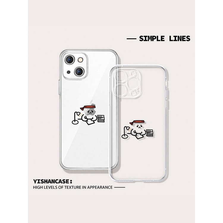 Ốp điện thoại đơn giản in hình trào lưu ảnh hưởng thích hợp cho Iphone 14 Apple 13promax 12/11 Xr 8 Hcjz