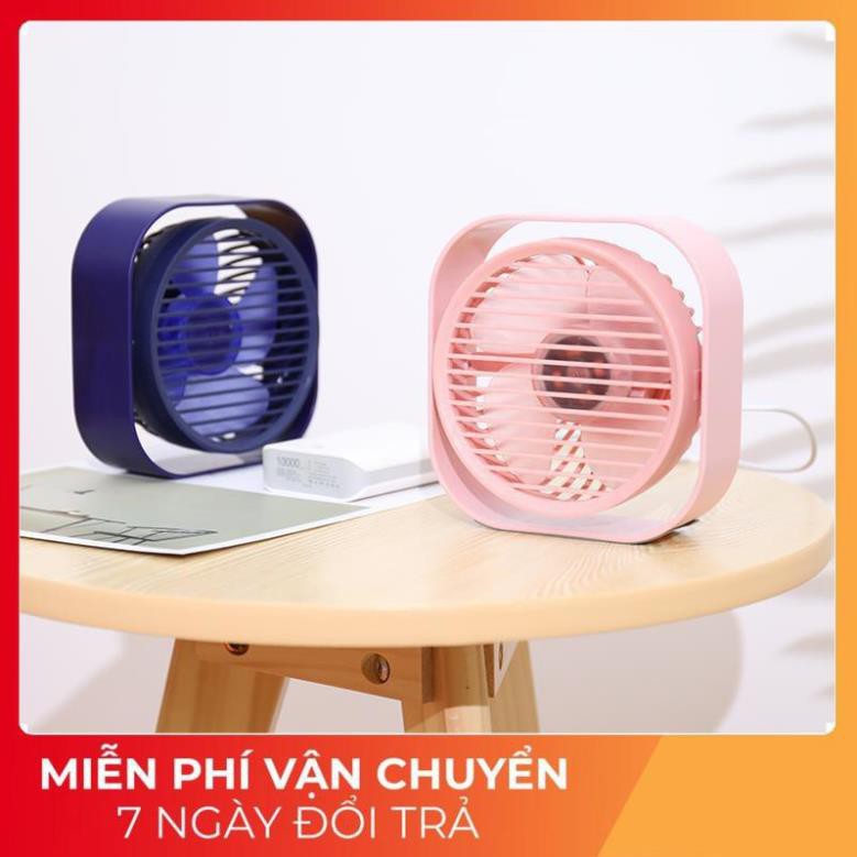 Quạt Mini Để Bàn Hình Vuông