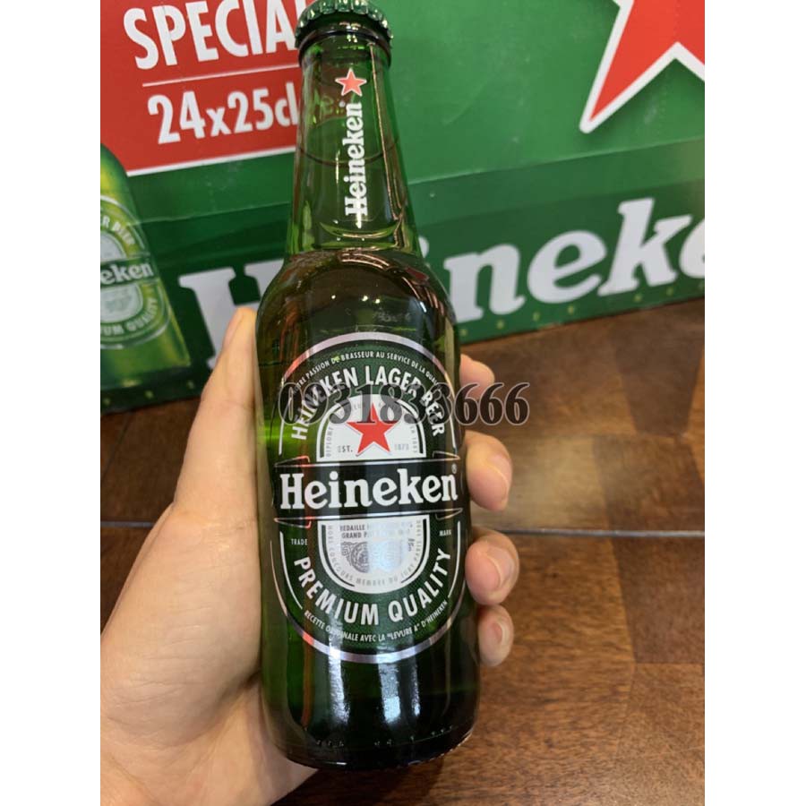 Bia Heineken 5% (Xách) Thùng 20 Chai 250ml Nhập Khẩu Pháp