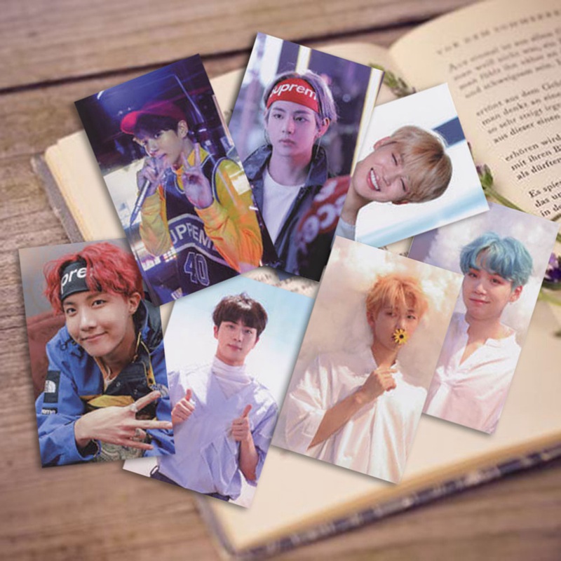 Set 7 Thẻ Ảnh Lomo Nhóm Nhạc Bts B-ts Bangtan Boys 2017