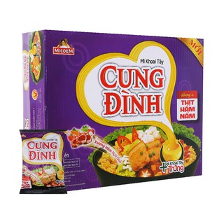 (THIỆN CHIẾN MART) Thùng mì khoai tây Cung Đình thịt hầm nấm gói 80g (30 gói) (SHOP YÊU THÍCH)