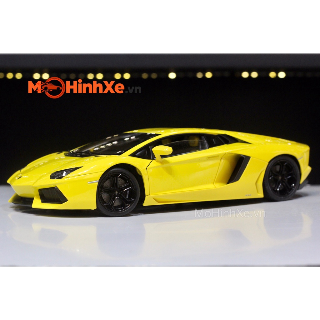 MÔ HÌNH XE LAMBORGHINI AVENTADOR LP700-4 1:18 WELLY - FX