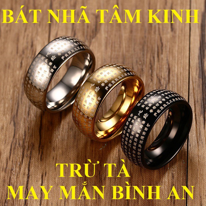 Nhẫn kinh phật may mắn, bát nhã tâm kinh