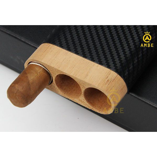 (Phụ kiện sang trọng) Bao da đựng xì gà 3 điếu Cohiba P360