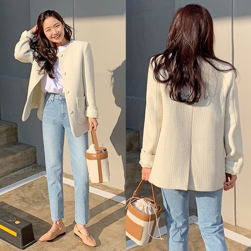 Áo blazer dạ sang chảnh