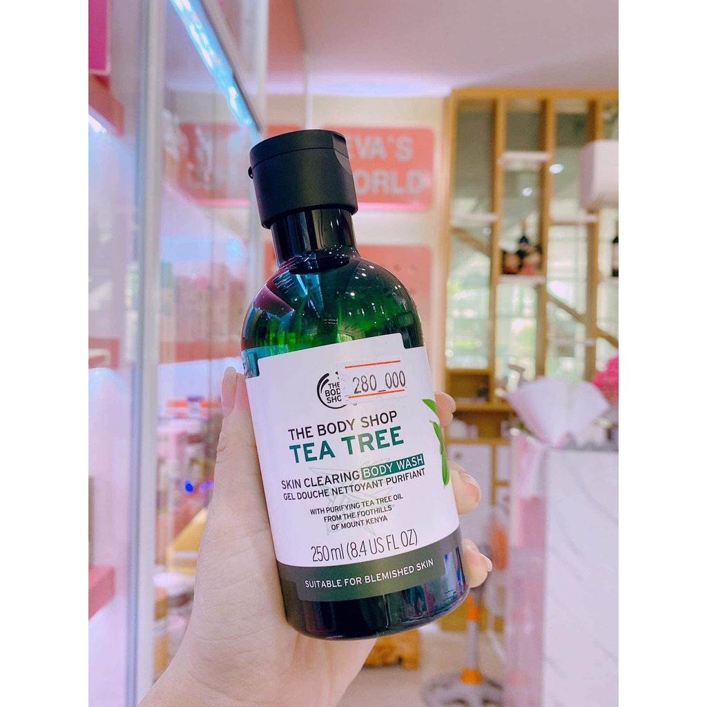 ☘️☘️ Shiseido.nhatban☘️☘️Sữa Tắm Tea Tree The Body Shop 250ml Hàng Chuẩn