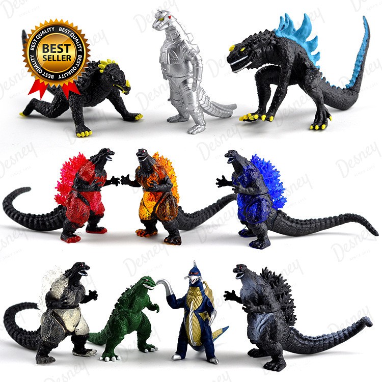 Set 10 Mô Hình Đồ Chơi Khủng Long Godzilla