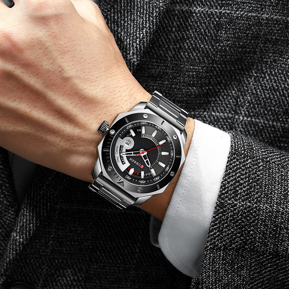 Đồng Hồ Đeo Tay Thạch Anh CURREN 8344 Chất Liệu Thép Không Gỉ Chống Nước Chất Lượng Cao Cho Nam | BigBuy360 - bigbuy360.vn