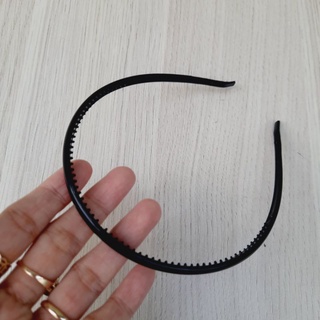 Combo 6 bờm cài tóc bản nhí màu đen (bản 6mm)
