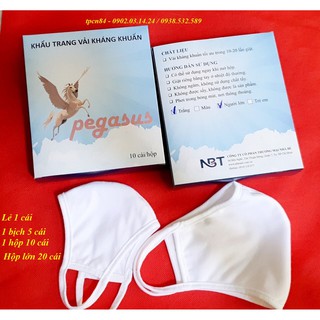 KHẨU TRANG VẢI KHÁNG KHUẨN - TỔNG CÔNG TY MAY NHÀ BÈ (CÓ GIẤY KIỂM ĐỊNH, HÀNG CHÍNH HÃNG)
