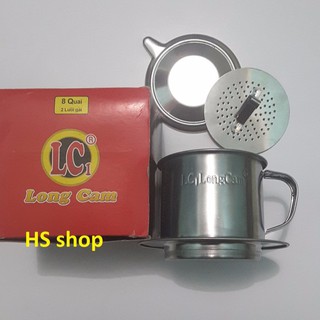 Phin pha cà phê Inox (Cỡ 8, pha được 2-3 người uống) -Bền, đẹp, giá rẻ - NPP HS shop