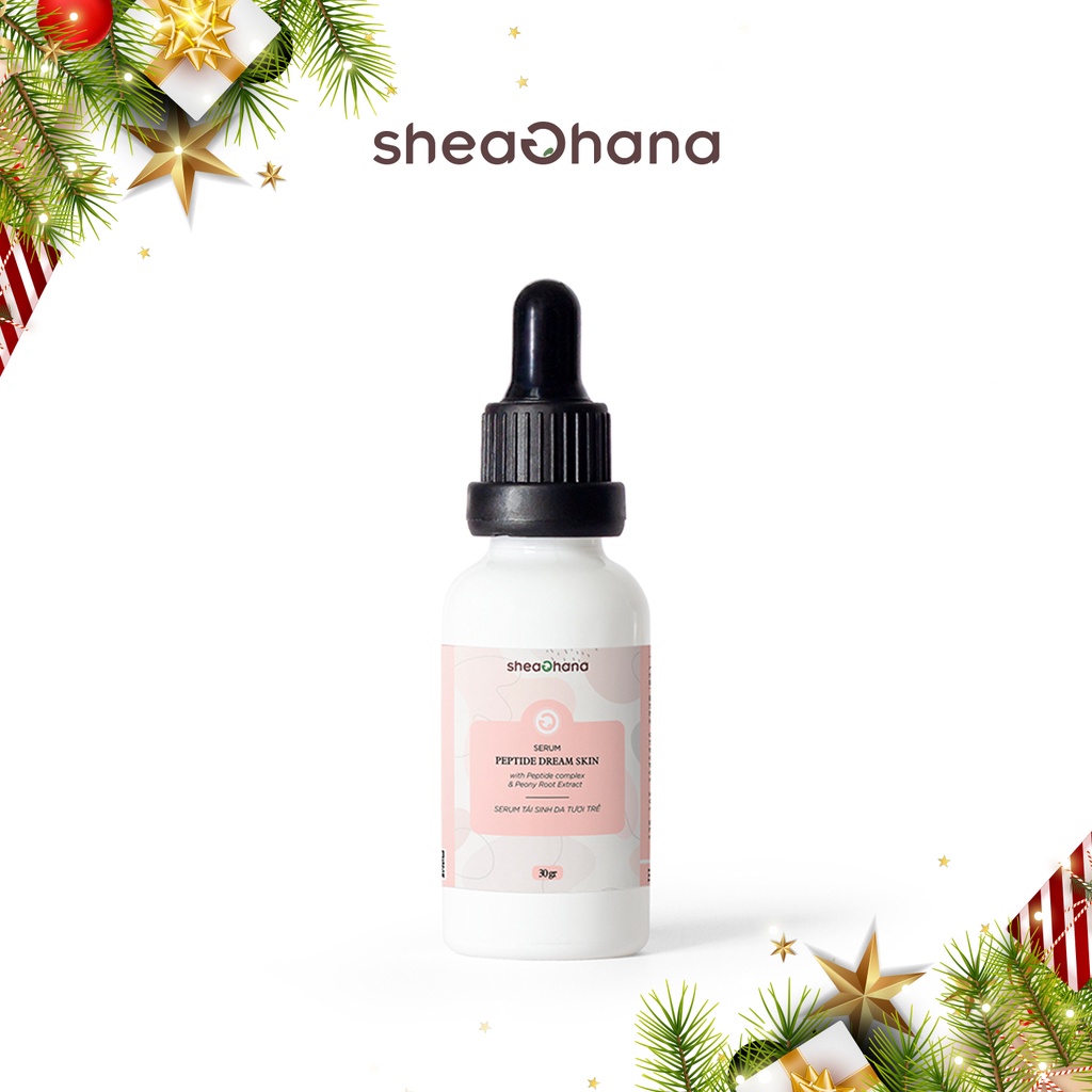 Serum tái sinh da tươi trẻ SheaGhana Peptide Dream Skin Serum 30g