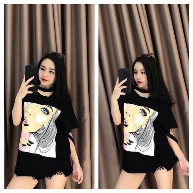 ÁO RÁCH FORM RỘNG DẠNG ĐẦM | Shopee Việt Nam