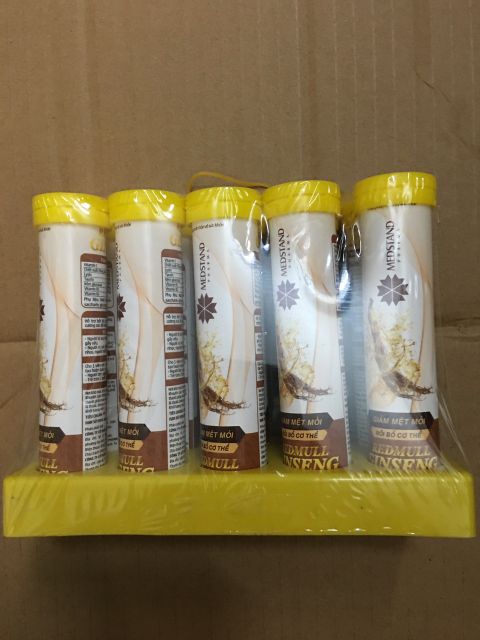 Viên sủi hồng sâm Redmull Ginseng, bồi bổ cơ thể, giảm mệt mỏi, tub 20 viên | BigBuy360 - bigbuy360.vn