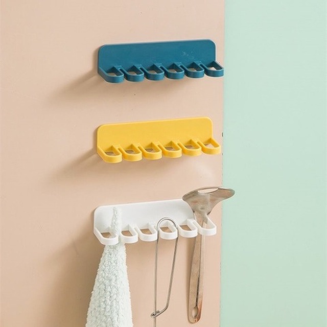 Giá treo khăn gắn tường đa năng sáng tạo tiện dụng cho nhà bếp/ phòng tắm
