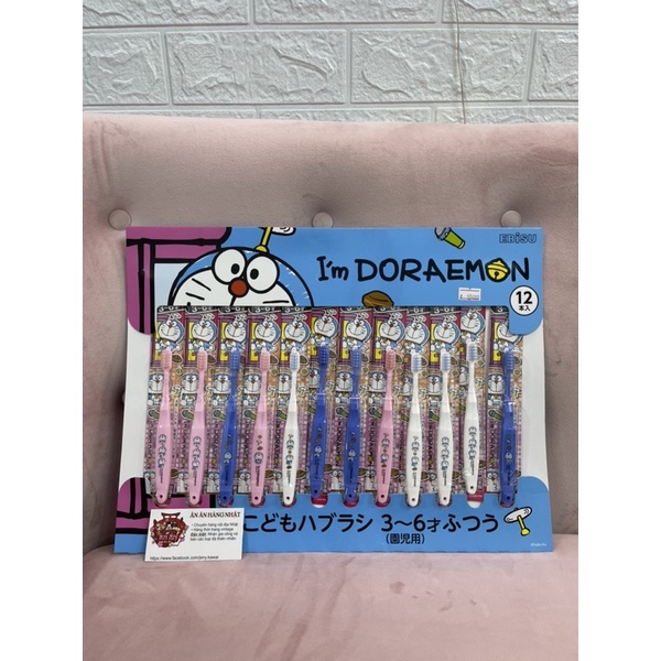 Bàn chải đánh răng Sario Doraemon cho bé từ 3 tuổi.