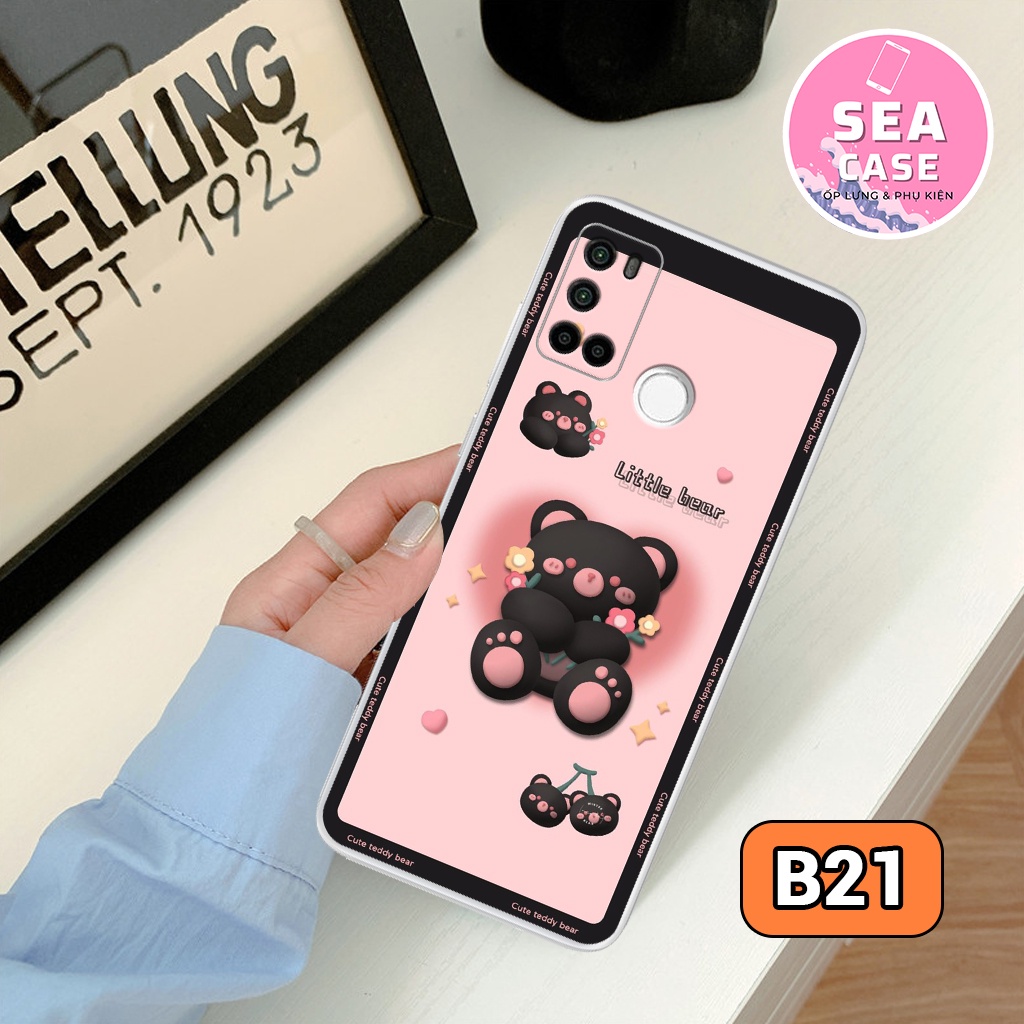 Ốp lưng VSMART JOY 4 hình gấu đáng yêu,dễ thương – ốp dẻo chống trầy,chống va đập