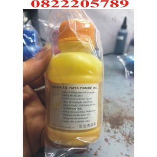 Mực dầu pigment màu Vàng (Y) dùng cho máy in màu Epson 100ml
