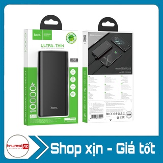 Pin sạc dự phòng hoco j68 vỏ kim loại màn hình lcd báo pin 10000mah – pin dự phòng kiểu dáng thanh lịch nhỏ gọn