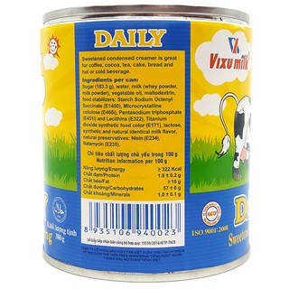 Sữa đặc có đường Daily 380g