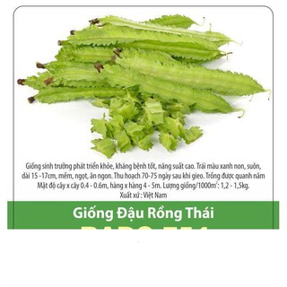 Hạt giống đậu rồng thái sai trái 10gr