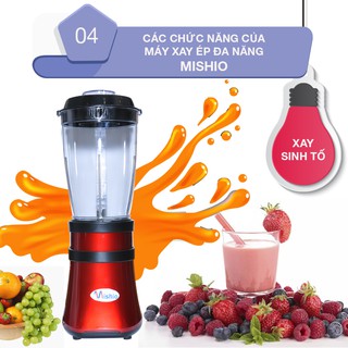 Máy Xay Cắt Ép Đa Năng (Mishio)