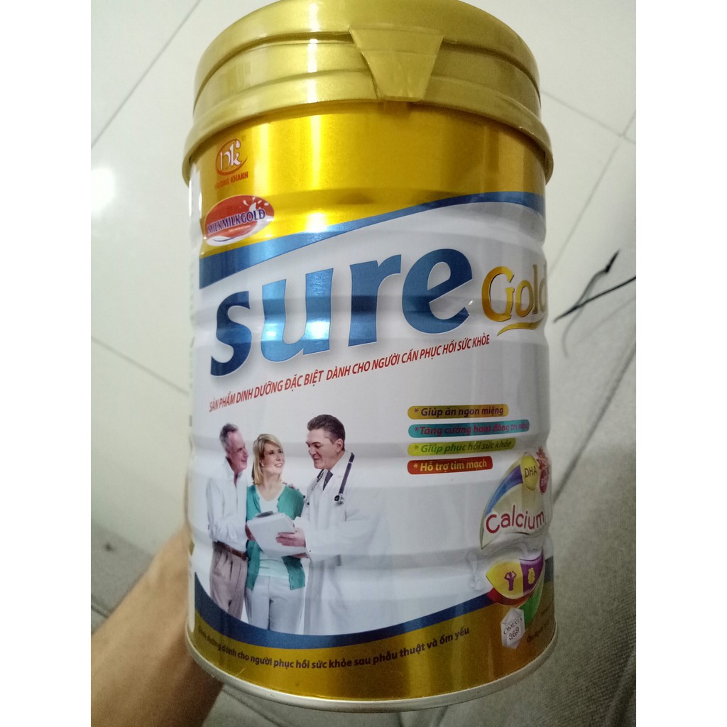 SỮA SURE GOLD MILKMILKGOLD GIÚP PHỤC HỒI SỨC KHỎE, TĂNG CƯỜNG ĐỀ KHÁNG 900GR