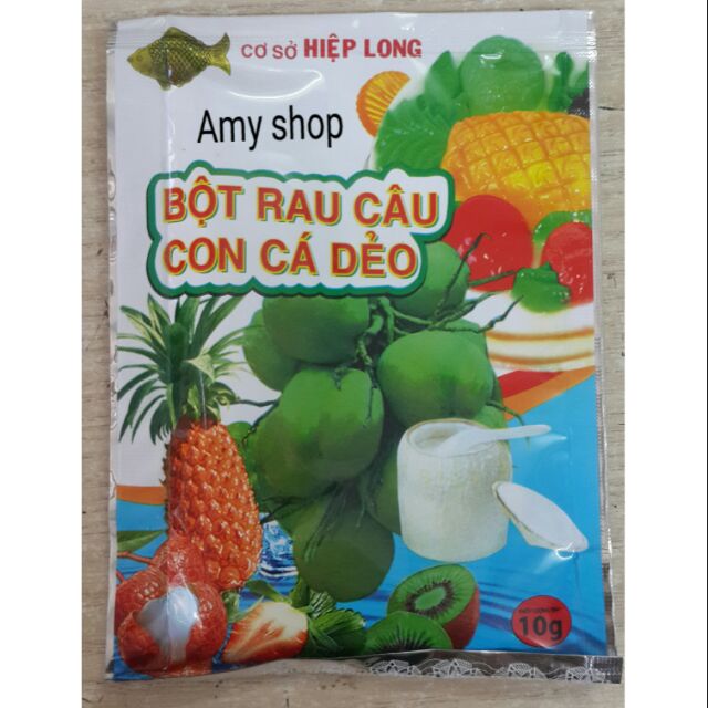 Bột rau câu Con cá dẻo 10g