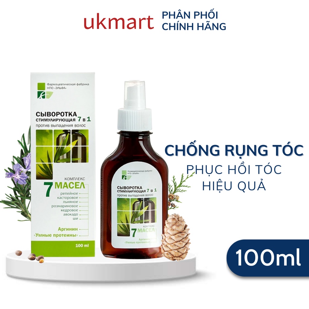 Serum Chống Rụng Tóc 7in1 Elfa Pharm Against Hair Loss 7 in 1 Intensive Hair 100ml